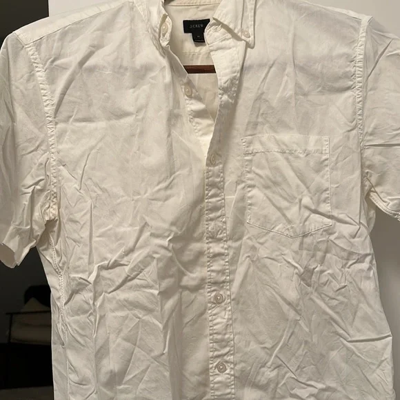 J. Crew - White Short Sleeve Button Down - Picture 3 of 3